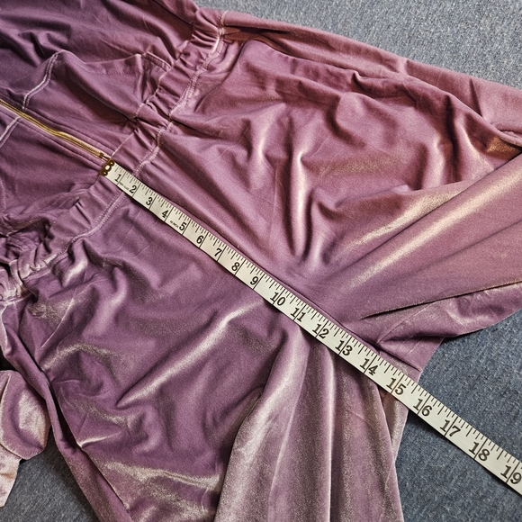 Fabletics Lavender Velvet Jumpsuit Size XL - Picture 14 of 15